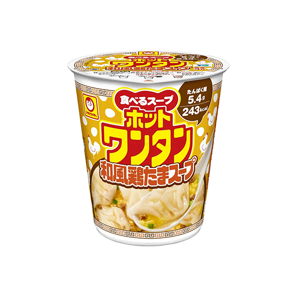 マルちゃん　ホットワンタン＜和風鶏たまスープ＞（東洋水産）2025年3月17…